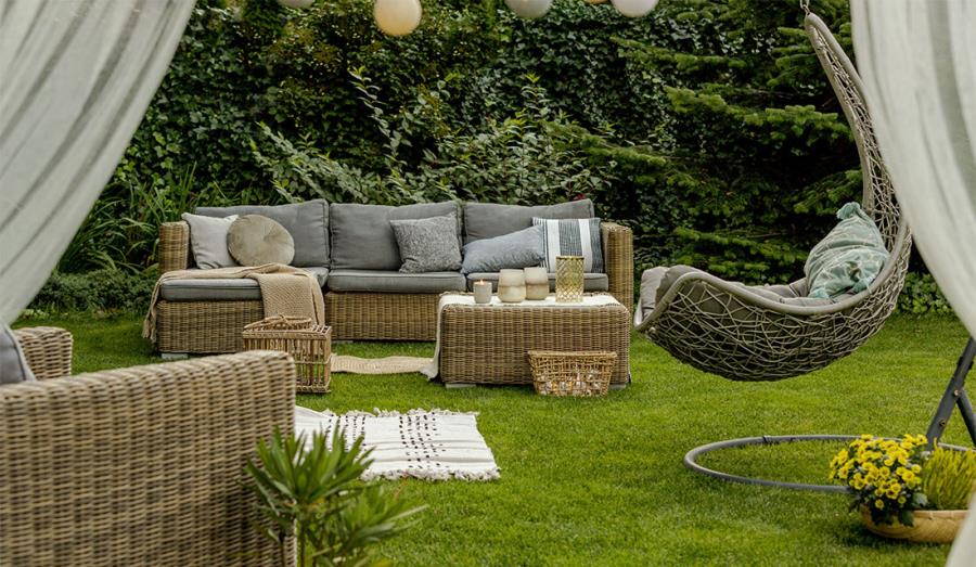 Arredo giardino e allestimento esterno — Romana Vecchia Living